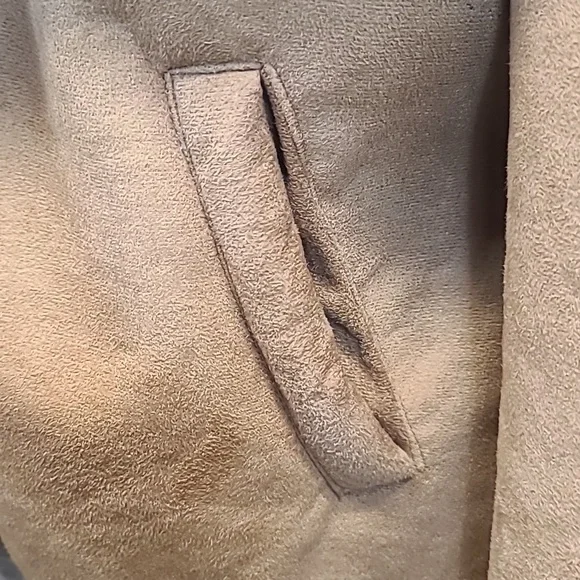 Me Jane Suede Faux Fur Coat - Picture 4 of 7